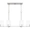 Quoizel Seymour Linear Chandelier 6 Lights Brushed Nicke SEY636BN - alternate 2